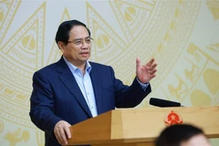 El primer ministro Pham Minh Chinh en la primera reunión del Comité Directivo Nacional para la Implementación de la Resolución 79 (Foto: VNA)