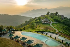 El resort Topas Ecolodge, en Sapa, polo turístico de la provincia vietnamita de Lao Cai, se ubica en el tercer puesto del ranking de los mejores establecimientos de descanso de Asia. (Foto: VNA)