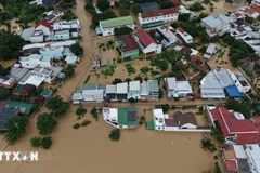 Inundaciones en la provincia de Khanh Hoa. (Foto: VNA)