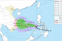El tifón Koto, el decimoquinto que se forma este año en el Mar del Este.