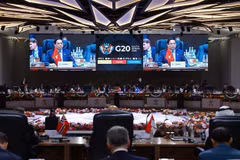 El primer ministro de Vietnam, Pham Minh Chinh, en la Cumbre del G20. (Foto: VNA)