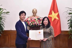 El Ministerio de Relaciones Exteriores de Vietnam concede el permiso para la reapertura de la oficina permanente de la cadena japonesa Nihon Denpa News. (Foto: VNA)