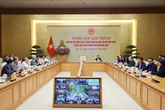 El viceprimer ministro de Vietnam Tran Hong Ha preside la 27ª reunión del Comité Nacional de Lucha contra la Pesca Ilegal, No Declarada y No Reglamentada (IUU). (Foto: VNA)