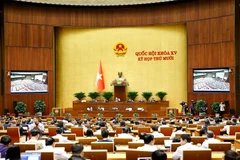 El décimo período de sesiones de la XV Legislatura de la Asamblea Nacional de Vietnam. (Foto: VNA)