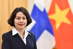 La embajadora de Vietnam en Finlandia, Pham Thi Thanh Binh. (Foto: VNA)