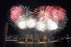El Festival Internacional de Fuegos Artificiales de Da Nang (DIFF) 2026 (Foto: VNA)