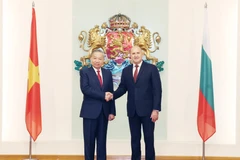 El secretario general del Partido Comunista de Vietnam, To Lam, y el presidente de Bulgaria, Rumen Radev. (Foto: VNA)