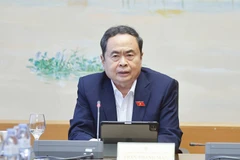 El presidente de la Asamblea Nacional de Vietnam, Tran Thanh Man, destaca avances significativos en el proyecto de Ley de Quiebras. (Foto: VNA)