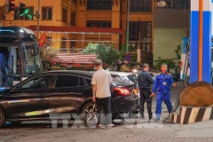 Una gasolinera en Hanoi. (Foto: VNA)