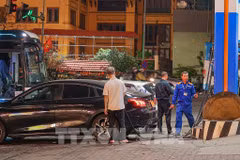 Una gasolinera en Hanoi. (Foto: VNA)