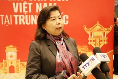 La académica china Liu Ying, investigadora del Instituto Financiero Chongyang de la Universidad Renmin (Foto: VNA)