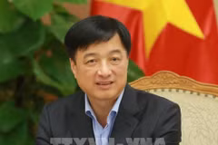 El secretario del Comité del Partido Comunista de Vietnam en Hanoi, Nguyen Duy Ngoc (Foto: VNA)