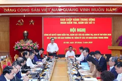 El Buró Político y Secretariado del PCV anuncian inspección al Comité del Partido en los órganos partidistas centrales. (Foto: VNA)