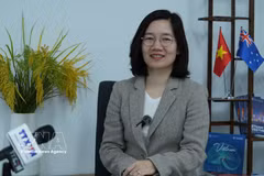 La jefa de la Oficina Comercial de Vietnam en Australia, Tran Thi Thanh My. (Foto: VNA)
