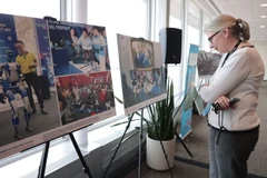 La exposición fotográfica titulada “Vietnam – Miembro del Consejo de Derechos Humanos de la ONU: Respeto y Comprensión. Diálogo y Cooperación. Todos los derechos humanos – Para todas las personas” tiên lugar en la sede de la ONU en Nueva York. Foto: VNA
