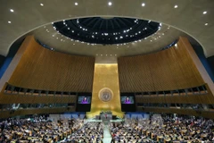El plenario del 80.° período de sesiones de la Asamblea General de la ONU en Nueva York. (Foto: VNA)