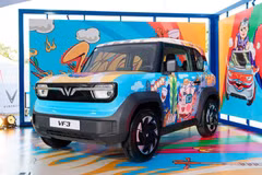 El VF3 sigue siendo el modelo más popular de la marca, a menudo descrito como un "automóvil nacional" entre los consumidores vietnamitas, con 2.274 unidades entregadas en febrero. (Foto: Vinfast)