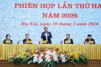 El primer ministro de Vietnam, Pham Minh Chinh, encabeza la segunda sesión del año del Comité directivo del Gobierno para el desarrollo de la ciencia, la tecnología, la innovación, la transformación digital y el Proyecto 06 (Foto: VNA)
