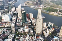 Edificio financiero Bitexco en Ciudad Ho Chi Minh. (Foto: VNA)
