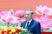 El secretario general del Partido Comunista de Vietnam, To Lam, en el evento. (Foto: VNA)