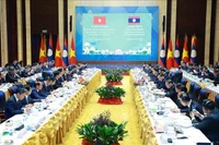 La 48.ª reunión del Comité Intergubernamental Vietnam-Laos. (Foto: VNA)