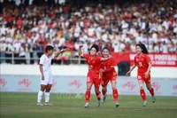Vietnam vence 2–0 a Myanmar y se acerca a las semifinales femeninas. (Foto: VNA)