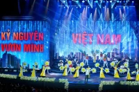 El programa “Primavera de la Patria 2026” con el tema "La Aspiración de Vietnam: Paz y Prosperidad" se llevará a cabo el 8 de febrero de 2026 en Hanoi (Foto: VNA)