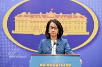 La portavoz del Ministerio de Relaciones Exteriores de Vietnam, Pham Thu Hang. (Foto: VNA)