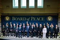 El secretario general del Partido Comunista de Vietnam, To Lam, en la reunión inaugural de la Junta de Paz sobre Gaza (Foto: VNA)