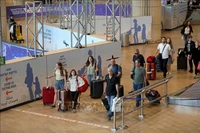 El aeropuerto Ben Gurion, Israel. Foto ilustrativa: AFP/VNA