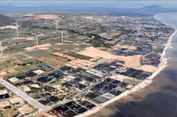 Panorama de la central nuclear Ninh Thuan 1 en la provincia central de Khanh Hoa (Foto: VNA)