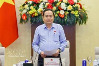 El presidente de la Asamblea Nacional, Tran Thanh Man, en la reunión. (Foto: VNA)