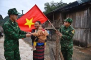 Imagen de los "soldados del tío Ho" en el corazón del pueblo vietnamita 