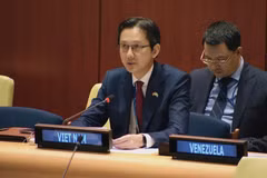 El embajador Do Hung Viet, representante permanente de Vietnam ante las Naciones Unidas, en el evento. (Fuente: VNA)