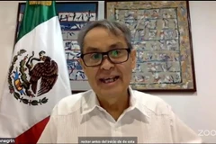 Alejandro Negrín, embajador de México en Vietnam, habla en el evento. (Fuente: VNA)