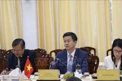 El secretario del Comité del Partido Comunista de Vietnam de la provincia survietnamita de Can Tho, Le Quang Tung, habla en el evento. (Fuente: VNA)