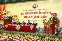 El presidente de la Asamblea Nacional de Vietnam, Tran Thanh Man, habla en el evento. (Fuente: VNA)