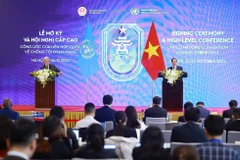 Panorama de la conferencia de prensa. (Fuente: VNA)