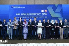 Embajadores de las delegaciones de la ASEAN y académicos en el Foro. (Foto: VNA)