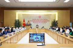 Panorama de la reunión. (Fuente: VNA)