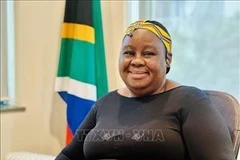 La embajadora de Sudáfrica en Vietnam, Vuyiswa Tulelo. (Fuente: VNA)