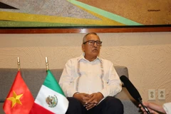 Pedro Vázquez, presidente de la Comisión de Relaciones Exteriores de la Cámara de Diputados de México, en la entrevista. (Fuente: VNA)