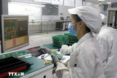 Trabajadores de la industria de semiconductores. (Fuente: VNA)