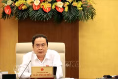 El presidente de la Asamblea Nacional, Tran Thanh Man, habla en el evento. (Fuente: VNA)