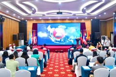 Panorama de la rueda de prensa en Hanoi. (Fuente: VOV)