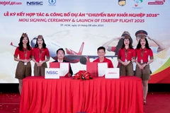 En el evento. (Fuente: Vietjetair.com)