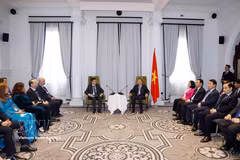 Panorama de la reunión. (Fuente: VNA)