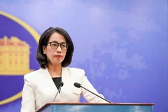 La portavoz del Ministerio de Relaciones Exteriores, Pham Thu Hang. (Fuente: VNA)
