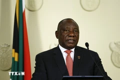 El presidente de Sudáfrica, Matamela Cyril Ramaphosa. (Fuente: AFP/VNA)
