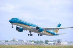 El avión de la aerolínea Vietnam Airlines. (Fuente: VNA)